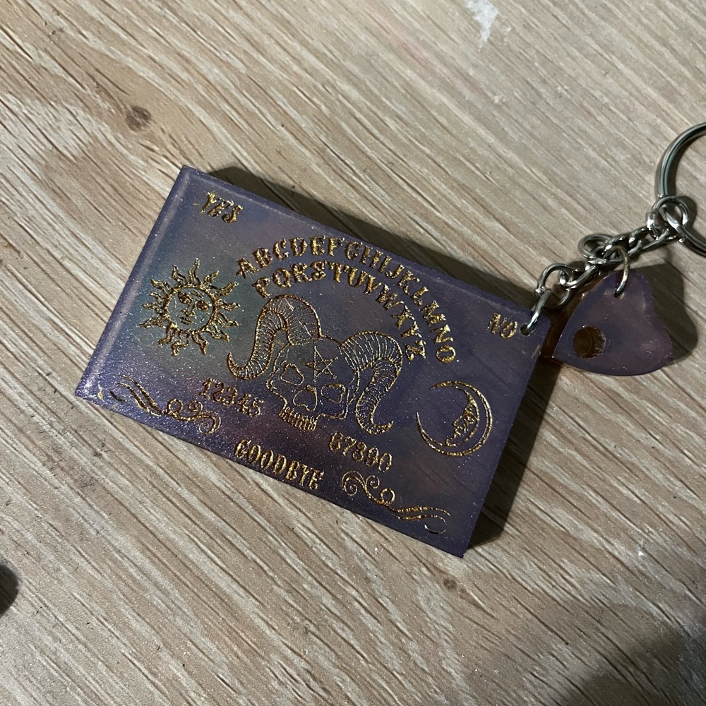 Ouija board keychain